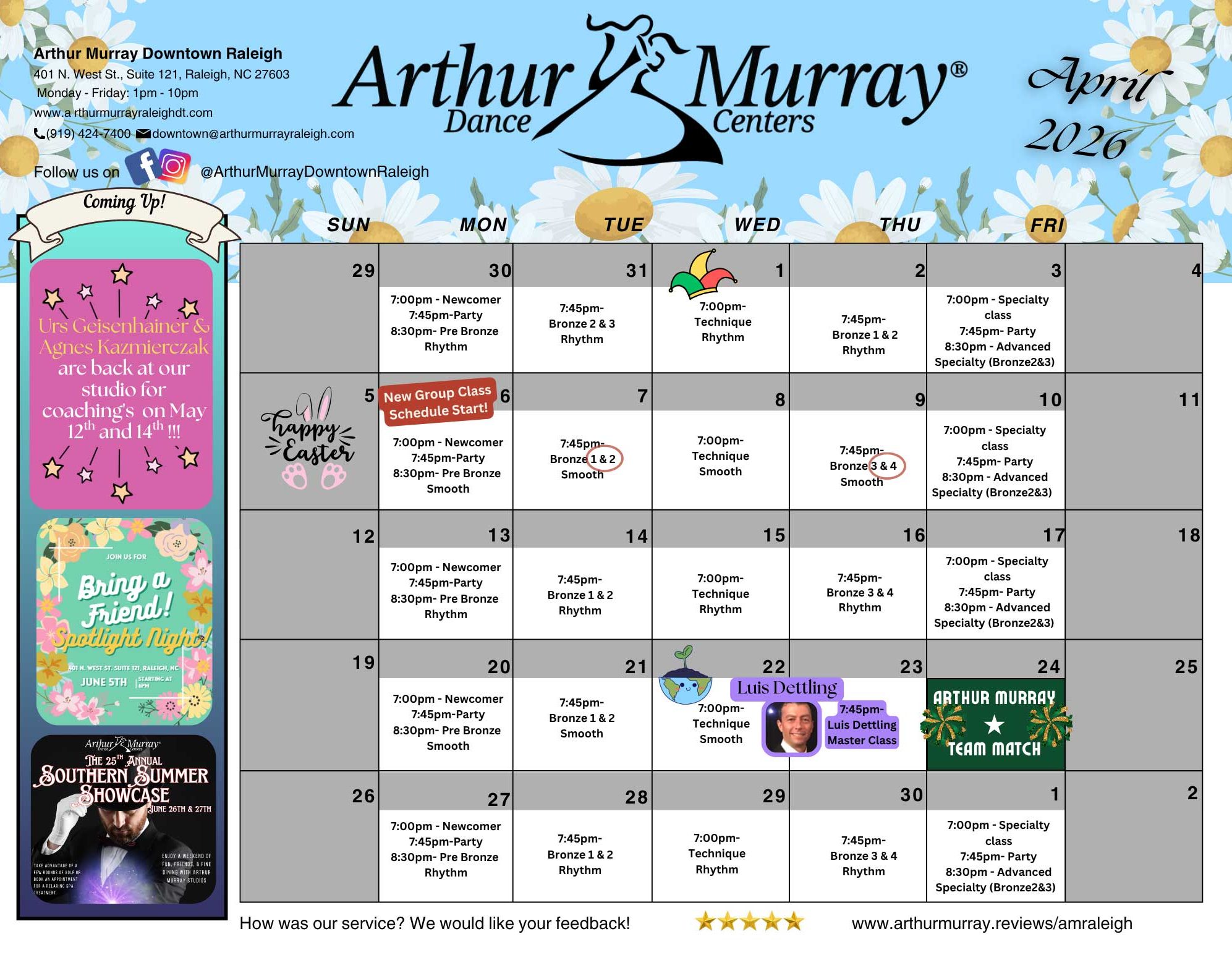 April 2026 - DT Raleigh